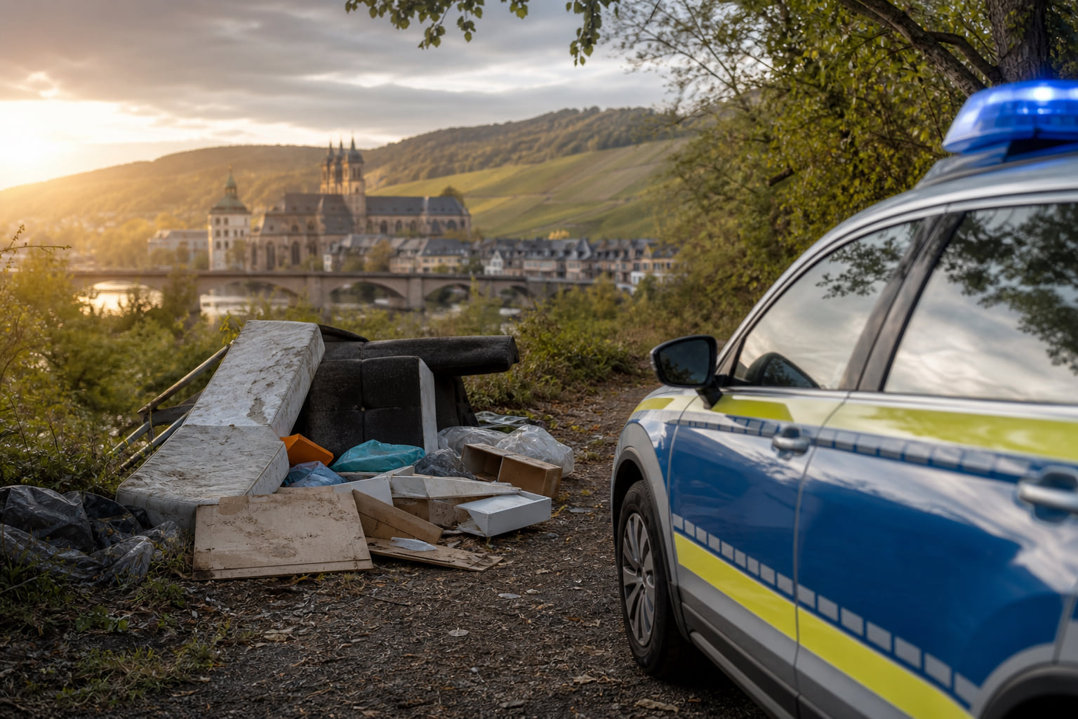 Illegale Müllentsorgung im Raum Wittlich: Polizei sucht Zeugen